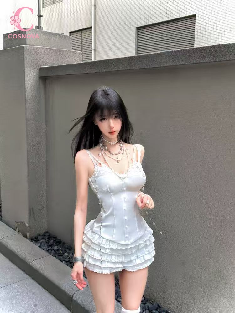 Cami Top Lace - Conjunto de 2 Piezas de Corsé