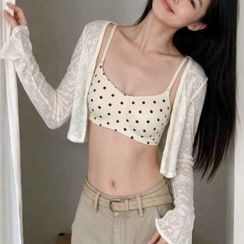 Bralette Wireless Soft - Sujetador sin aros de lunares para