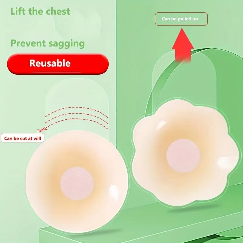 1 par de cubiertas de silicona - Push Up Bra Padded reseña y precio
