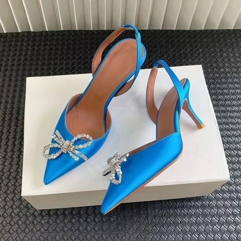 Sandalias de tacón fino con la - Slip Dress Satin reseña y precio