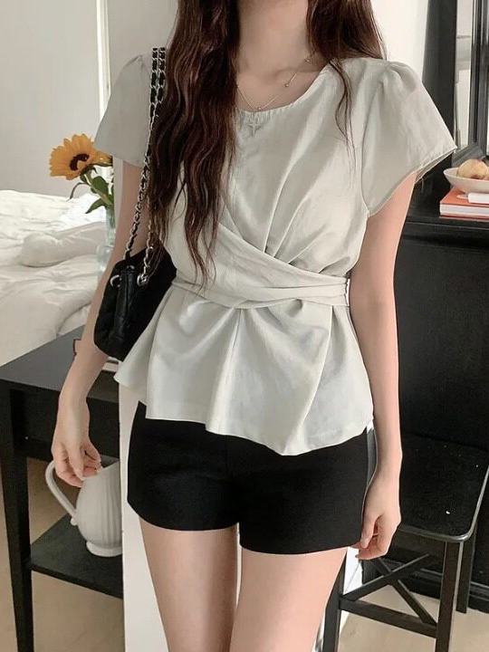 Suéter Elegante y Moderno con  - Corset Waist Cinch reseña y precio